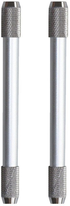 미소로운 양방향 연필깍지, 실버, 2개