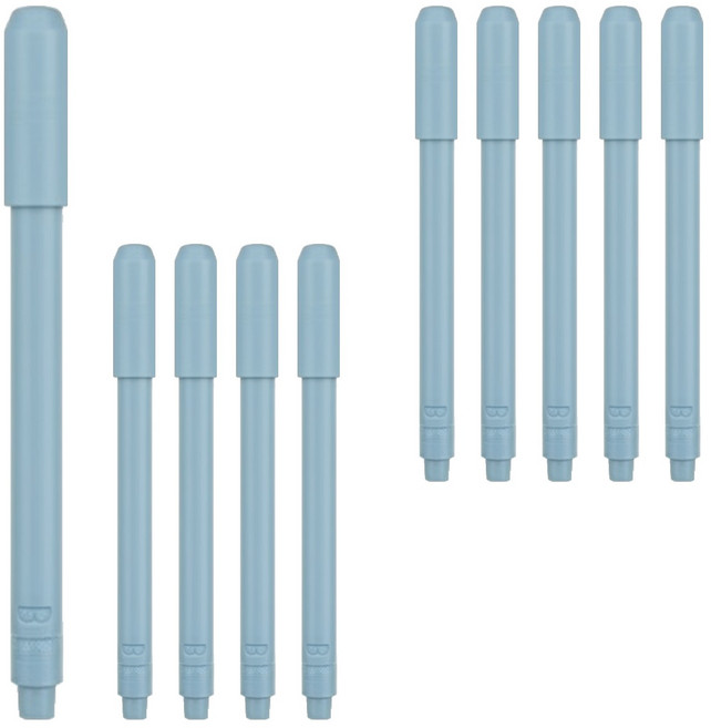 미소로운 연필깍지, 마카롱스카이블루, 10개