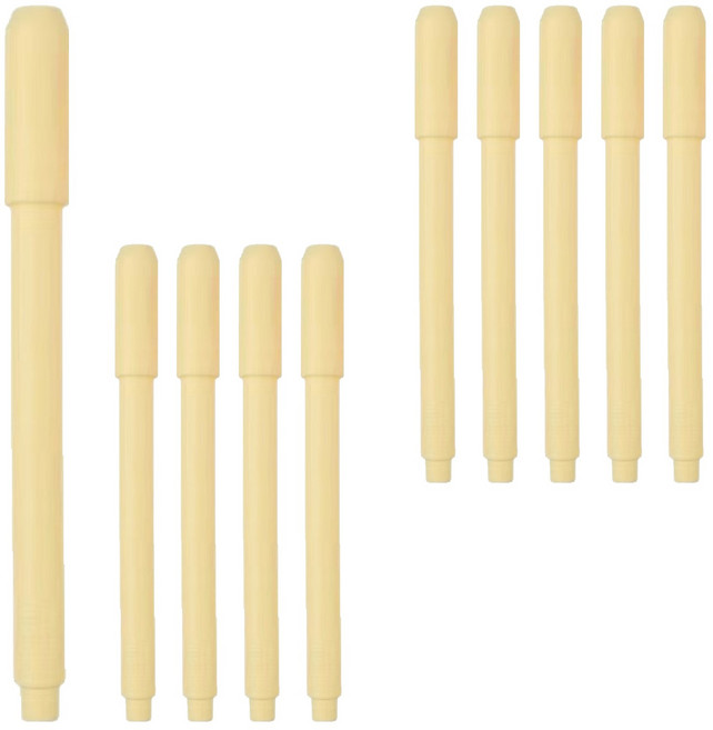 미소로운 연필깍지, 마카롱옐로우, 10개