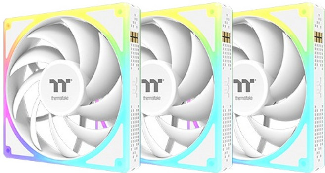 thermaltake 曜越 TOUGHFAN EX 140 ARGB Sync 3入組, 1套, 白色, TOUGHFAN EX 140 3入組 白色