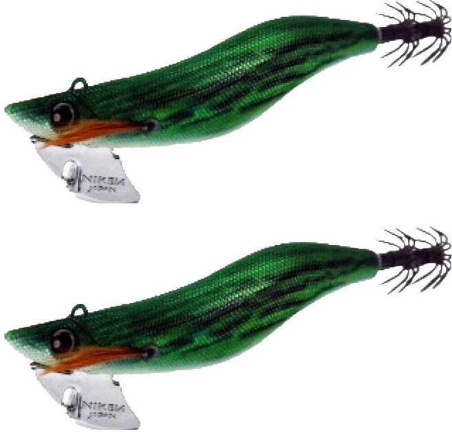 NIKEN 夜光花枝墨魚 K-mura 水平槍型木蝦 3號, 13 小黃瓜, 2個, 30g