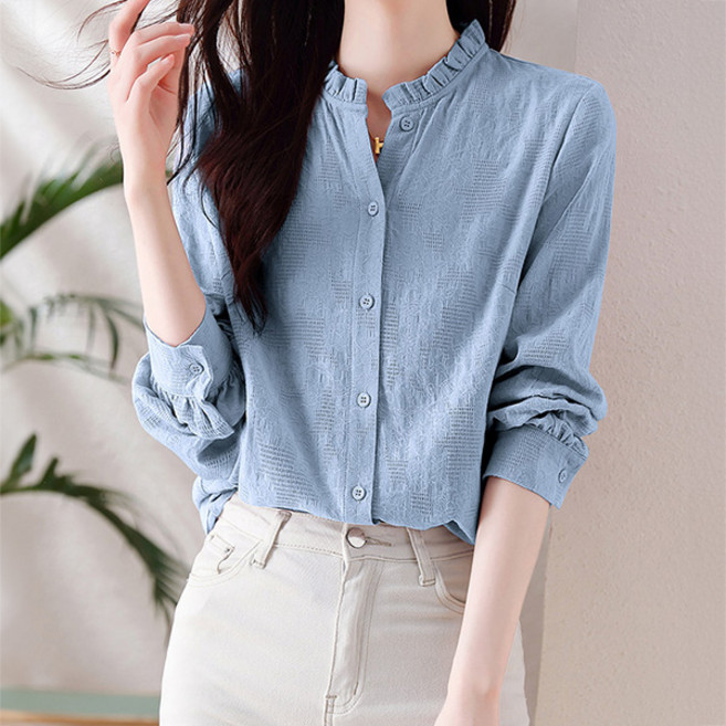 LUNA GIRL 女款Veillai大尺碼罩衫 L26SPBL010709