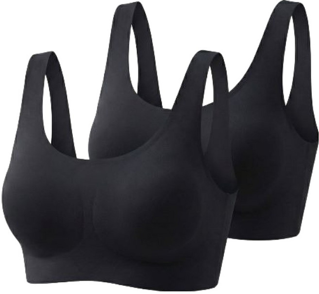 소소미도 주니어용 심리스 매끈 브라탑 2p