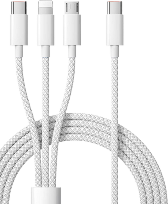 사인포스트 멀티 3in1 초고속 C to C 5핀 8핀 호환 충전케이블, 그레이, 1개, 1m