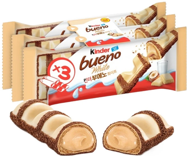 킨더 부에노 화이트 T2 2p, 39g, 3개 - 쿠팡
