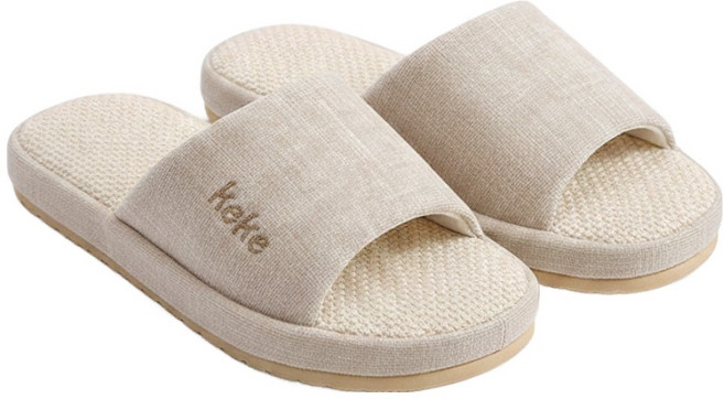 써뉴즈 사계절 가정용 거실화, 베이지, 1개