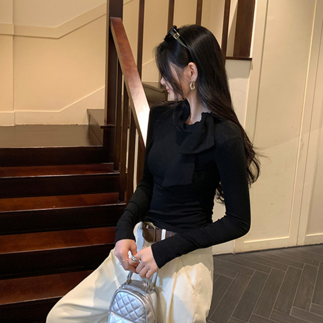 루나걸 여성용 라이오니 반폴라 슬림 티셔츠 L26SPT010703