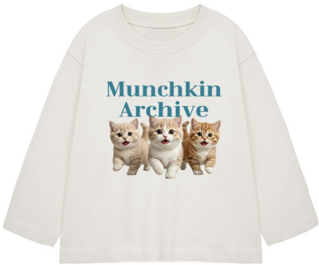 LITTLE RABBIT 家庭曼赤肯長袖T恤