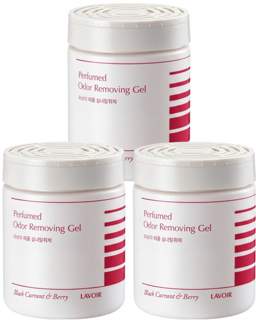 라브아 퍼퓸 실내탈취제 블랙커런트 앤 베리, 250g, 3개