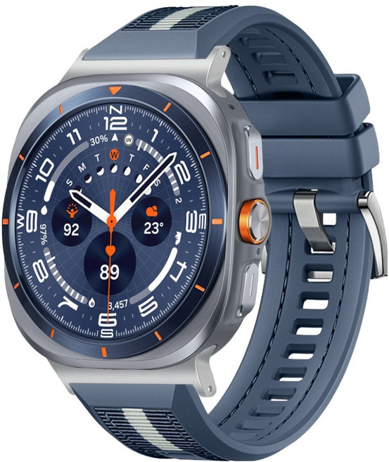 스페이스쉴드 플렉스 니트 하이브리드 버클 나일론 실리콘 스트랩, 그레이블루, 1개