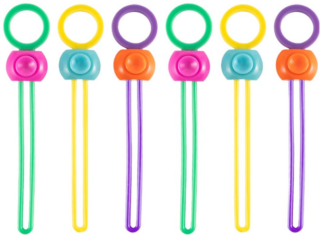 아케이바이 고급형 밀봉 스트랩 6p 세트, 1세트, 혼합색상