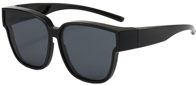 체인지마스터 편광 덮경 선글라스, 검정, 1개