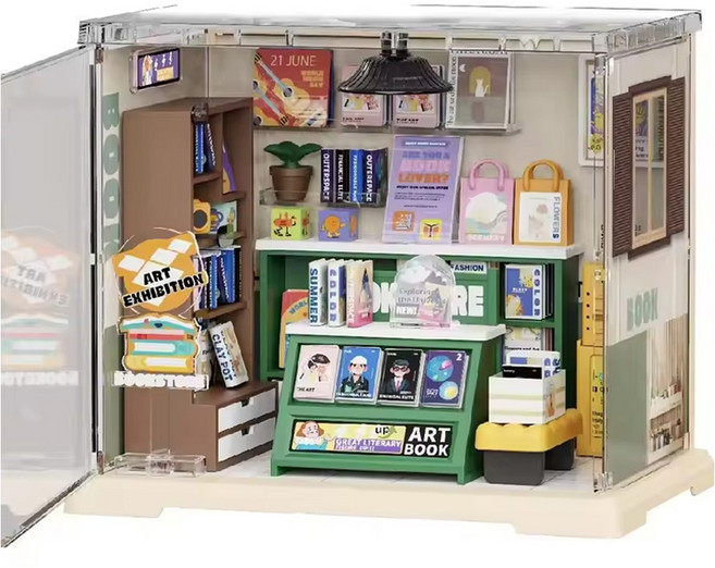 Exercise N Play DIY迷你書店 EP506, 混合顏色, 1個, 92件