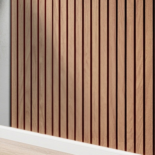 짱아하우스 나무무늬 3D 입체 벽 스티커 방수 인테리어 시트지 MW607, 내추럴 원목 브라운