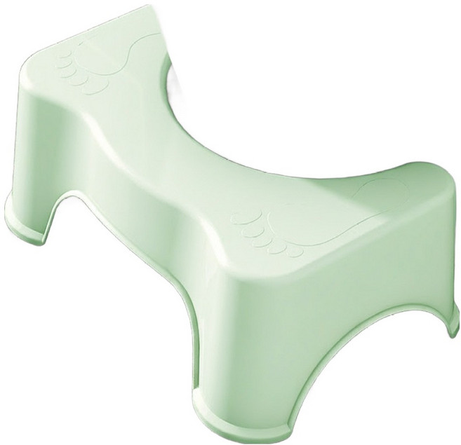 조인메이드 미끄럼방지 욕실 발받침대 슬림형, 녹색