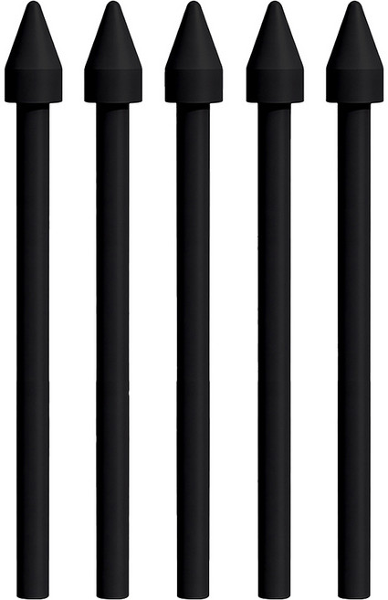 스페이스쉴드 갤럭시 탭 S펜 시리즈 호환 스탠다드 교체용 펜촉 갤럭시 탭 S10 플러스, 블랙, 5개