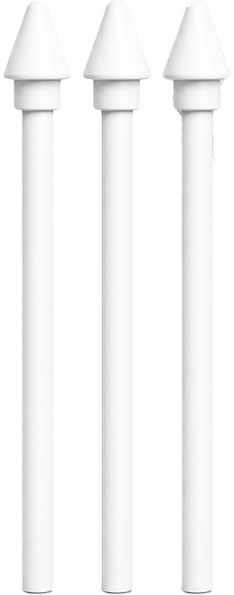 스페이스쉴드 갤럭시 탭 S펜 시리즈 호환 스탠다드 교체용 펜촉 갤럭시 탭 S11, 화이트, 3개