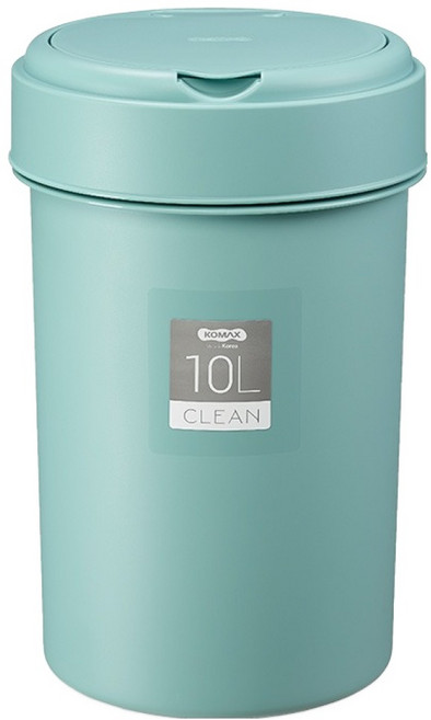 코멕스 클린 종량제 휴지통 10L, 민트