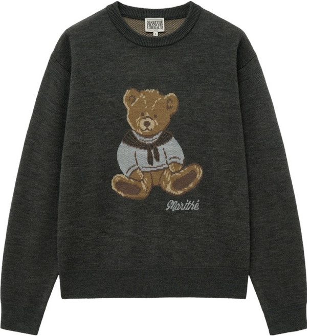 MaritheFrancoisGirbaud 男女通用 DOODLE BEAR SWEATER