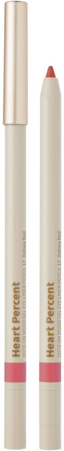 하트퍼센트 도트 온 무드 젤 아이라이너 펜슬, 17 도화레드, 1개