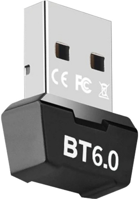 랜스타 PC 노트북 연결 블루투스 6.0 USB 동글 리시버 무선 수신기, 블랙, 1개, LS-BT60