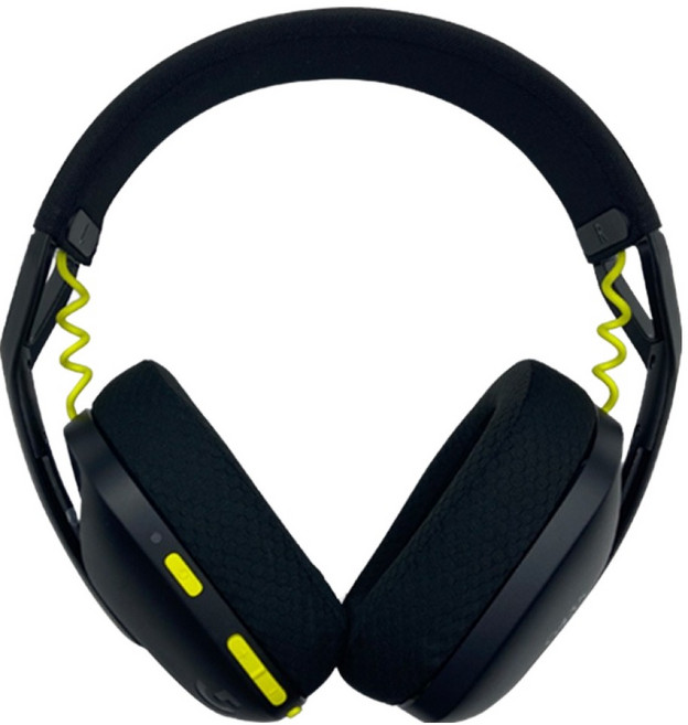 로지텍 LIGHTSPEED 무선 게이밍 헤드셋, G435, 블랙