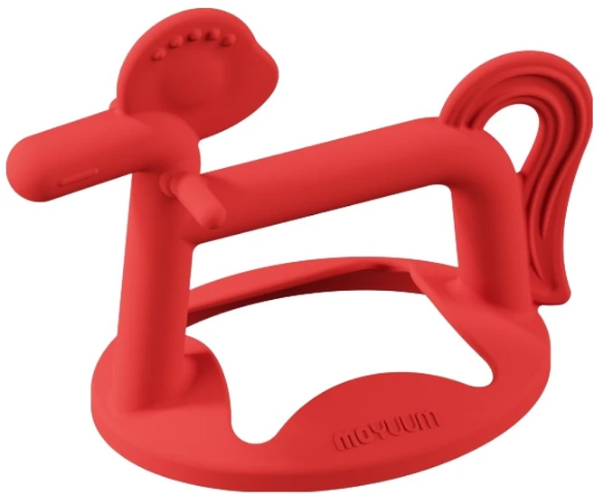 모윰 포니 치발기, 단품, 레드, 1개 - 쿠팡