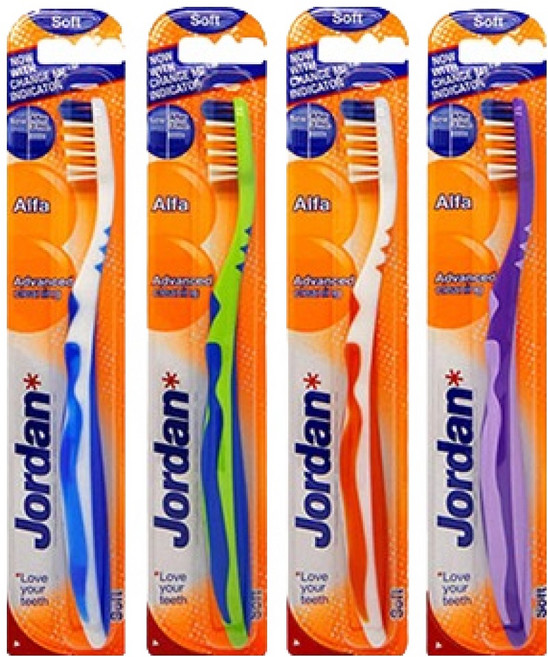 조르단 알파 체인지 미 소프트 칫솔 랜덤발송, 1개입, 4개