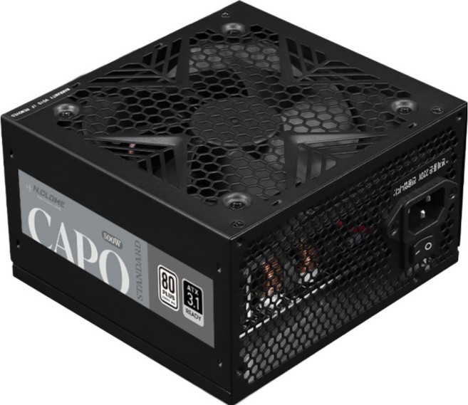 N.Clome CAPO 500W 80PLUS 標準 ATX3.1 電源供應器, 單一商品