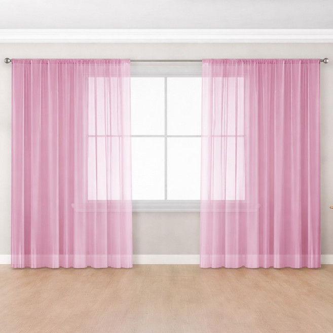 언헤브 은은한 무드 시어 커튼