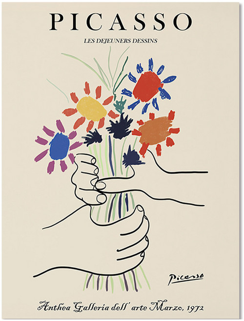 테리보 마티스 꽃 추상 포스터 4