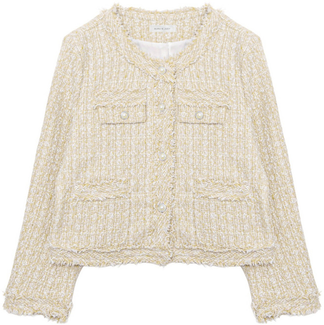 부루앤쥬디 여성용 라운드 태슬 트위드자켓 BOSBJK501B