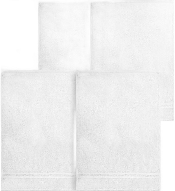 송월타월 심플 컬러 핸드타올 40g 30수 면사 28 x 40 cm, 하얀색, 5개