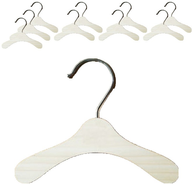 리치독스 반려동물 원목 무지 옷걸이, 10개