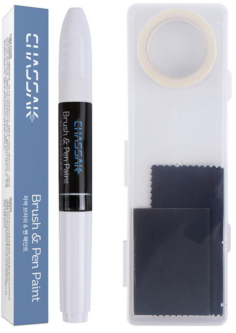 차싹 쉐보레 자동차 붓펜 페인트 + 전용키트 세트, GIL 아가타레드, 1세트