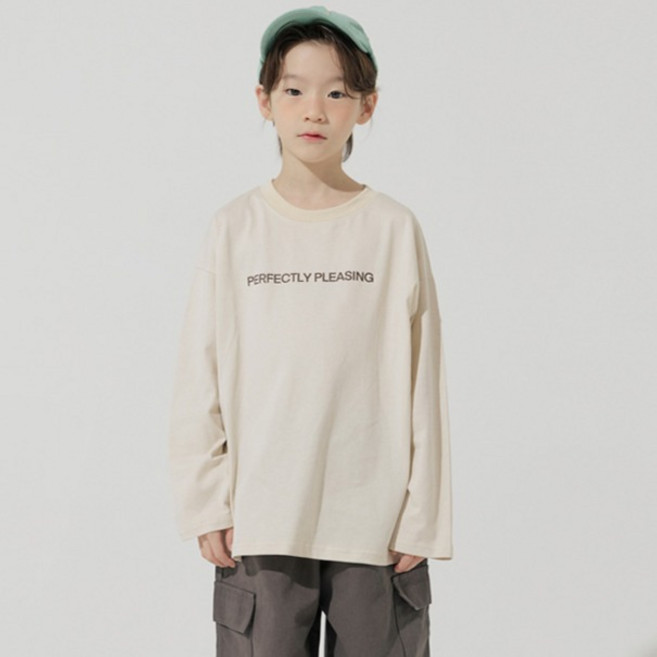 바브키즈 아동용 퍼펙트리레터링 티셔츠