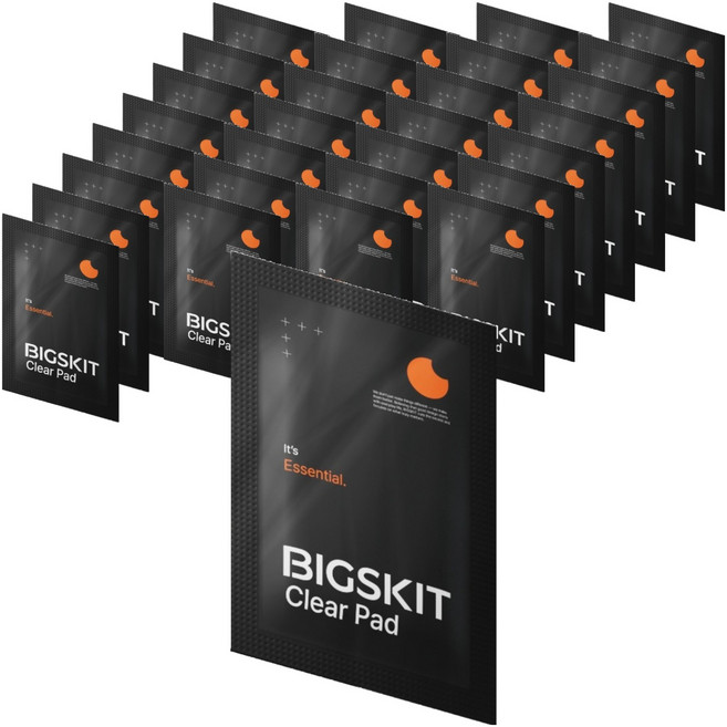 빅스킷 스마트폰 액정 클리너 일회용 티슈 알콜솜, 화이트, 100개