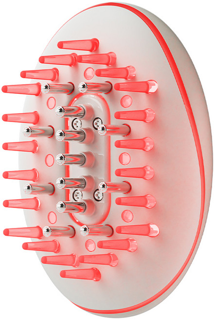 무아스 3in1 EMS 두피 케어 마사지기, 화이트