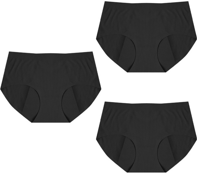 Sosomido 青少年用無痕三角生理褲 3件組