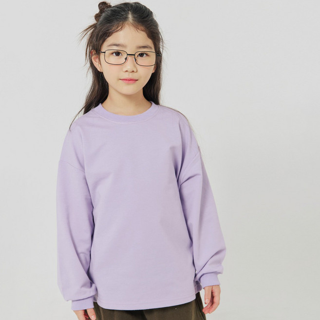 바브키즈 아동용 뉴크 베이직 티셔츠