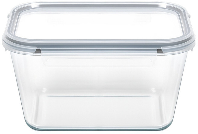 발룬피니 내열강화유리 김치통 밀폐용기, 2.6L, 1개