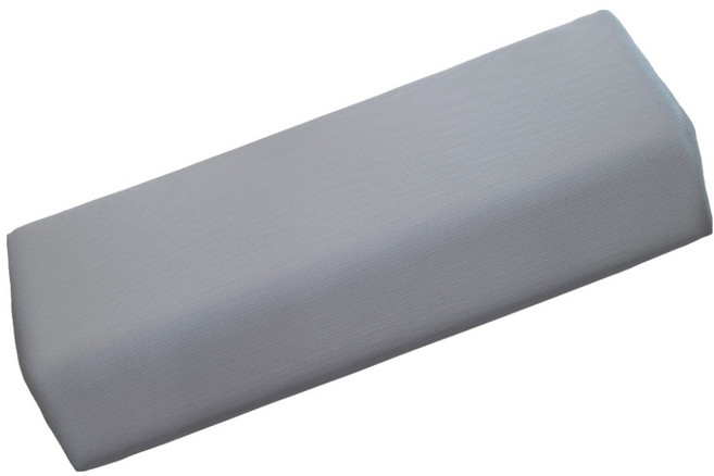 바디연구소 허리베개 요추 다리 종아리 채움 베개 쿠션 하드폼, 쿨그레이, 1개