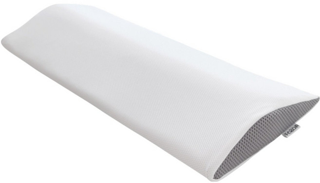바디연구소 허리베개 요추 다리 종아리 채움 베개 쿠션 소프트폼, 화이트, 1개