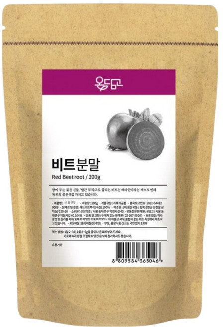 ONDAMGO 韓國產紅甜菜粉, 200g, 1個