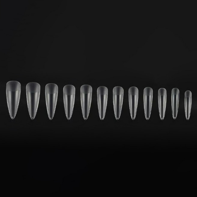 비앙티노 인조 네일 팁 투명 반무광 풀커버 240p 세트 25BRS288, 1세트, No10