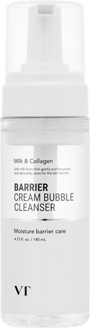 브이티코스메틱 베리어 크림 버블 클렌저, 140ml, 1개