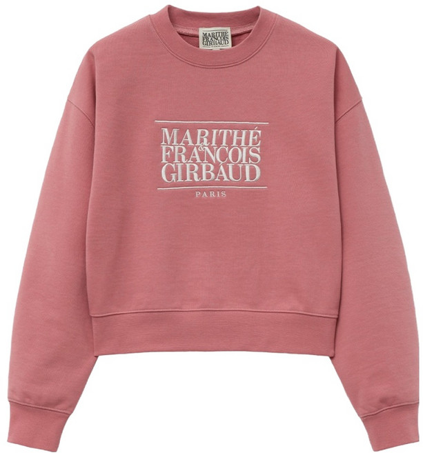MaritheFrancoisGirbaud W CLASSIC LOGO CROP SWEATSHIRT