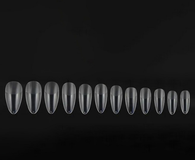 비앙티노 인조 네일 팁 투명 반무광 풀커버 240p 세트 25BRS288, 1세트, No9