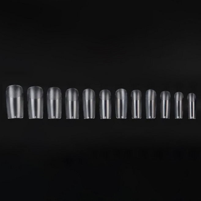 Biantino PARIS 人造透明半霧面全貼甲片 240p 套組 25BRS288, 1套, No6