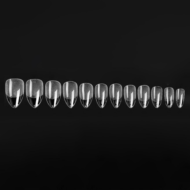 비앙티노 인조 네일 팁 투명 반무광 풀커버 240p 세트 25BRS288, 1세트, No4